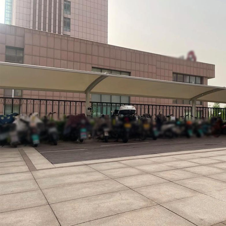 阿勒泰膜结构电动车棚